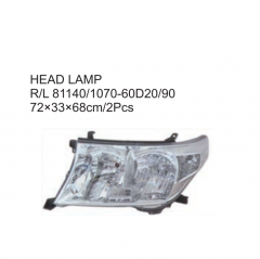 Toyota Land Cruiser FJ200 Series Head lamp 81140-60D20 81070-60D20 81070-60D90 81140-60D90